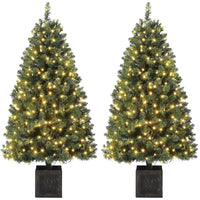 Garvee 145 cm Albero Vintage Cesto di Bambù con 300 LED, 8 Modalità, Spina UE, 2 Pezzi per Cartone per Vendita all'Ingrosso
