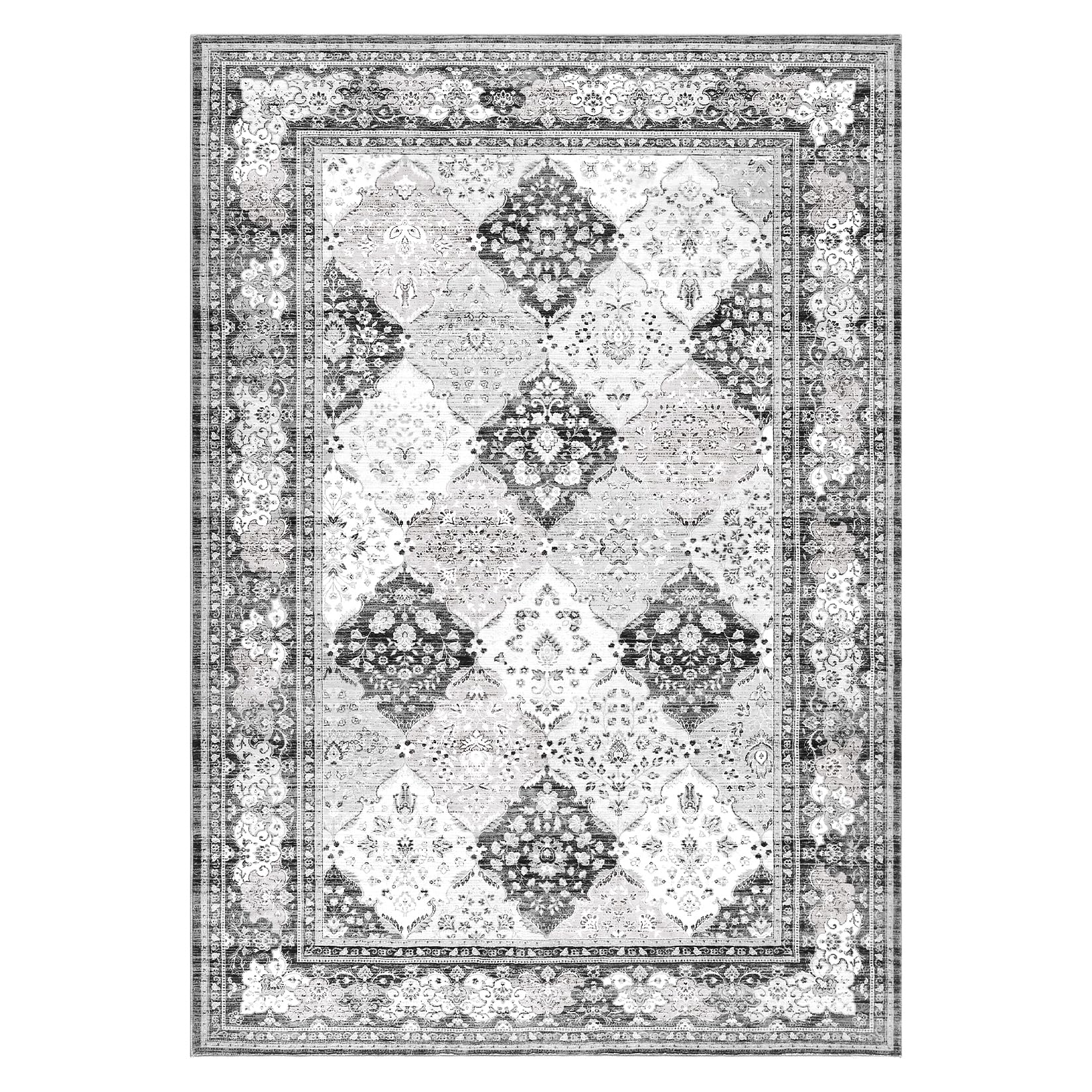 Garvee Tappeto Boho Resistente Alle Macchie Lavabile Antiscivolo Morbido 160x230 cm Design Marocchino
