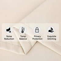 Tende oscuranti Garvee per finestre, soggiorno, cucina, camera da letto, beige, 26 x 30 pollici