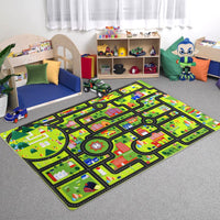 Garvee Tappeto Gioco Bambini Extra Large 140x200 Antiscivolo Morbido Velluto Educativo Colorato Per Camera E Sala Giochi