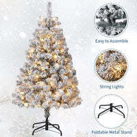 Albero di Natale artificiale Garvee da 180 cm con 250 rami LED in PE/PVC per soggiorno standard e illuminazione festiva