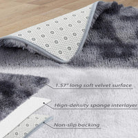 Tappeto Garvee Extra Large 8' x 10' a pelo lungo e soffice per camera da letto, soggiorno, cameretta dei bambini, grigio scuro