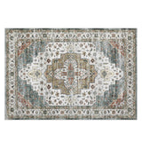 Garvee Tappeto Vintage Lavabile 200x290cm Verde Camel, Design Orientale, Antiscivolo, Poliestere Resistente, Casa, Comfort e Sicurezza - Verde Cammello-2