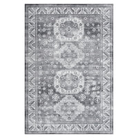 GARVEE Grande tappeto orientale Boho Retro Design lavabile in lavatrice Grigio 160x230cm per soggiorno camera da letto cucina