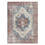 Tappeti Garvee lavabili in lavatrice, antiscivolo, anti-caduta dei capelli, antimacchia, morbidi tappeti per soggiorno, camera da letto, sala da pranzo, cameretta dei bambini, ufficio, rosso ruggine, 80 x 150 cm - Rosso
