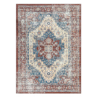 Tappeti Garvee lavabili in lavatrice, antiscivolo, anti-caduta dei capelli, antimacchia, morbidi tappeti per soggiorno, camera da letto, sala da pranzo, cameretta dei bambini, ufficio, rosso ruggine, 80 x 150 cm