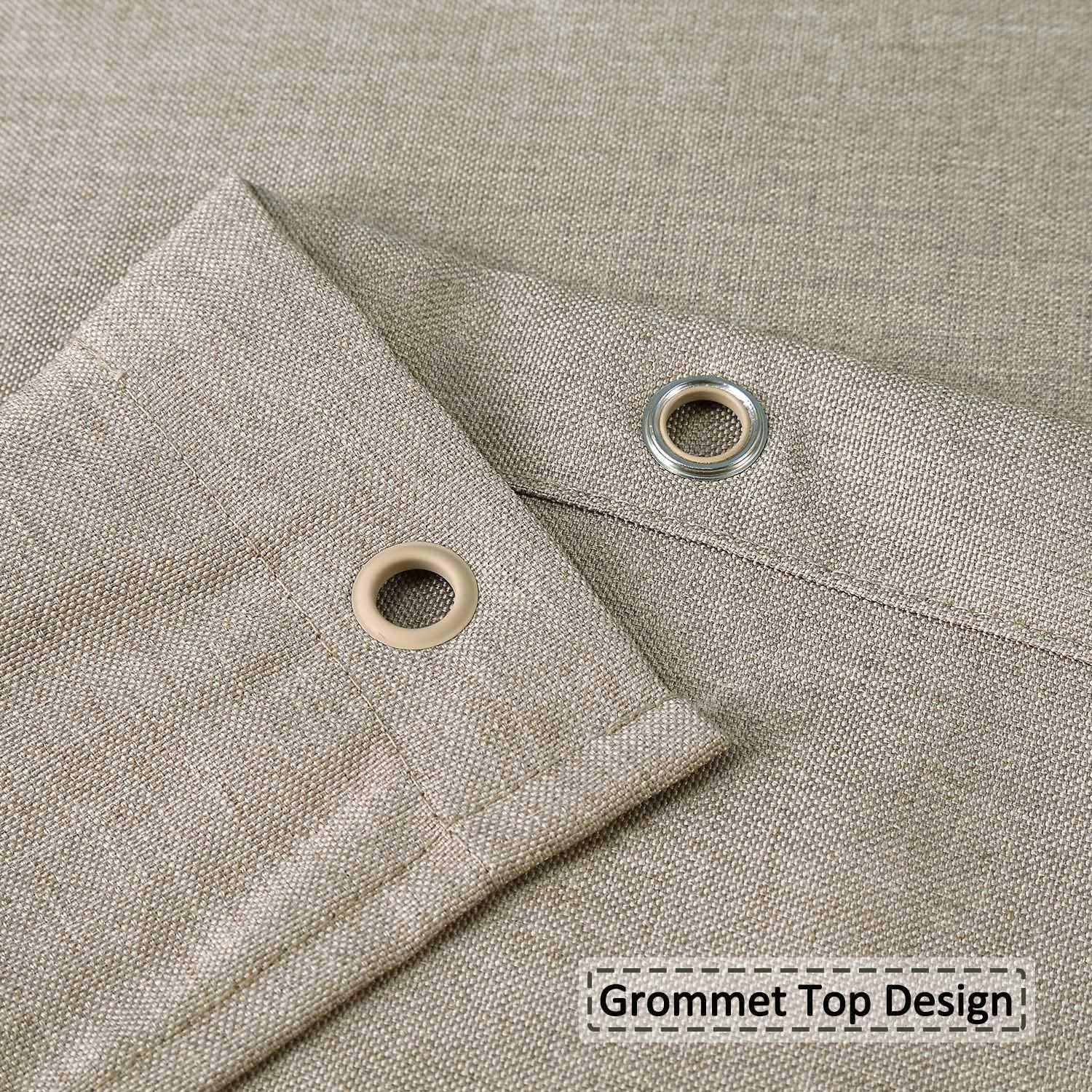 Garvee Tenda da doccia in poliestere impermeabile con ganci per bagni e vasche da bagno 32"x72" Elegante