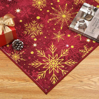 Tappeto natalizio Garvee 60 x 180 cm rosso lavabile antiscivolo per soggiorno camera da letto cucina ingresso