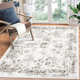 Tappeto antimacchia Garvee, lavabile in lavatrice, stile country retrò, per camera da letto, tavolo da pranzo, 120 x 170 cm, beige