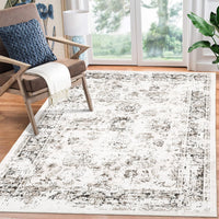 Tappeto antimacchia Garvee, lavabile in lavatrice, stile country retrò, per camera da letto, tavolo da pranzo, 120 x 170 cm, beige