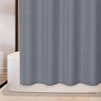 Tenda da doccia Garvee Navy in microfibra idrorepellente, resistente, 155 g/m², in poliestere, per bagno, 182,9 x 213,4 cm