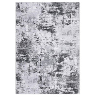 Tappeto moderno astratto Garvee 200 x 290 cm grigio a pelo corto per soggiorno antiscivolo