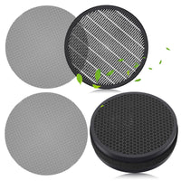 Filtro di ricambio per purificatore d'aria Garvee H13 True HEPA Carbone attivo Filtrazione a 4 stadi Bianco Per uso domestico Facile sostituzione