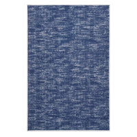 Tappeto Garvee lavabile in lavatrice, antiscivolo, morbido, piatto, soggiorno, camera da letto, 160x230 cm, blu