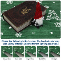 Tappeto per soggiorno Garvee, tappeto natalizio, verde alce, lavabile, antiscivolo, per camera da letto, cucina, sala da pranzo, ufficio, 200x290 cm