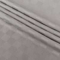 Tenda da doccia Garvee Waffle Plaid, poliestere pesante, 72x72 pollici, grigio, arredo bagno di qualità alberghiera