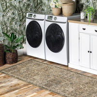 Tappeto vintage Garvee 80x150cm, lavabile, boho, antiscivolo, beige, per soggiorno, camera da letto, sala da pranzo, ufficio