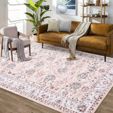 Tappeto Garvee, antiscivolo, lavabile, 120 x 170 cm, orientale anticato, soggiorno, camera da letto