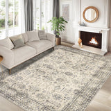 Garvee Tappeto Perlfleece 100% Poliestere Beige-Marron 240x340cm per Soggiorno e Cucina, Pieghevole e Lavabile, Design a Quadri Irregolari