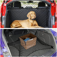 Garvee Hundegitter Auto Kofferraum 130x90cm Elastico Poliestere Universale SUV Van LKW Nero