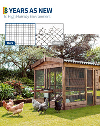 Rete metallica Garvee da 1/2 pollice 48x100FT, rete metallica zincata 19GA, robusta e antiruggine, facilmente pieghevole, versatile per giardino e pollame