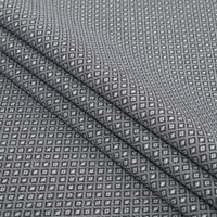 Tenda da doccia Garvee, trama a nido d'ape a quadretti, 100% poliestere, idrorepellente, tessuto pesante, occhielli antiruggine, grigio, 35x72 cm, qualità alberghiera, bagno