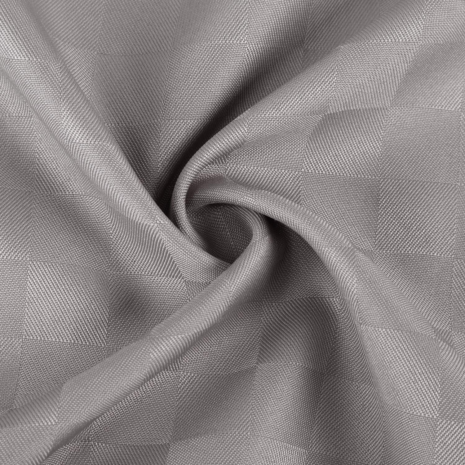 Tenda da doccia Garvee Waffle Plaid, poliestere pesante, 72x72 pollici, grigio, arredo bagno di qualità alberghiera