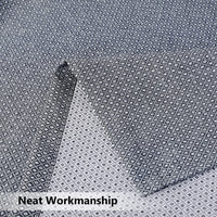 Tenda da doccia Garvee in tessuto di lino, idrorepellente, trama a nido d'ape, 72x72 pollici, bagno, hotel di lusso, occhielli antiruggine