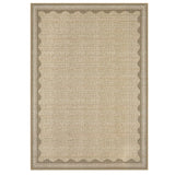 Garvee Tappeto Moderno Lavabile Antiscivolo Ultra Sottile Pearl-Velours Per Soggiorno E Camera, Design Minimalista, Colori Neutri - Beige