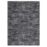 Tappeto rettangolare grande a pelo corto Garvee, tappeto moderno lavabile per sala giochi o camera da letto, grigio scuro, 160 x 230 cm