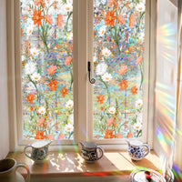 Pellicola per vetri Garvee, 39x17 pollici, privacy, statica, colorata, rimovibile, per bagno e camera da letto