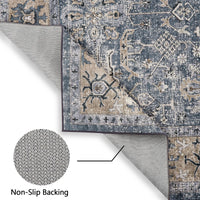Tappeto lavabile Garvee in morbido cashmere e cotone, stampa boho vintage, soggiorno, camera da letto, 120x170 cm