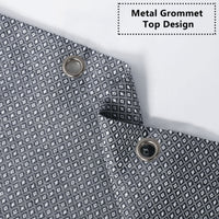 Tenda da doccia Garvee Navy in microfibra idrorepellente, resistente, 155 g/m², in poliestere, per bagno, 182,9 x 213,4 cm