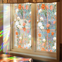 Pellicola per vetri Garvee, 39x17 pollici, privacy, statica, colorata, rimovibile, per bagno e camera da letto