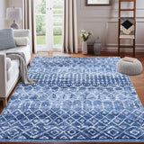 Tappeto Garvee Boho 160 x 230 cm blu lavabile antiscivolo - Blu