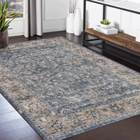 Tappeto lavabile Garvee in morbido cashmere e cotone, stampa boho vintage, soggiorno, camera da letto, 120x170 cm
