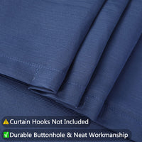 GARVEE Tessuto spesso idrorepellente robusto 72x72 pollici bagno blu navy