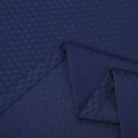 Tovaglia GARVEE Waffle Jacquard blu navy 53x53 pollici, idrorepellente, antimacchia, in poliestere rettangolare per sale da pranzo e feste