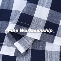 Tende corte Garvee per finestre di bar con motivo a quadri Gingham, filtranti per la luce, facili da pulire, 56"x15", poliestere, per cucina e camera da letto