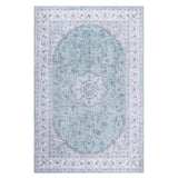Garvee Tappeto Vintage Lavabile 200x290cm Antiscivolo Poliestere Resistente Per Soggiorno Camera Cucina