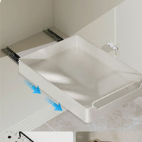 Organizzatore per cassetti Garvee con adesivo in nylon, silenzioso, regolabile, robusto, per cucina e bagno, estensibile, versatile