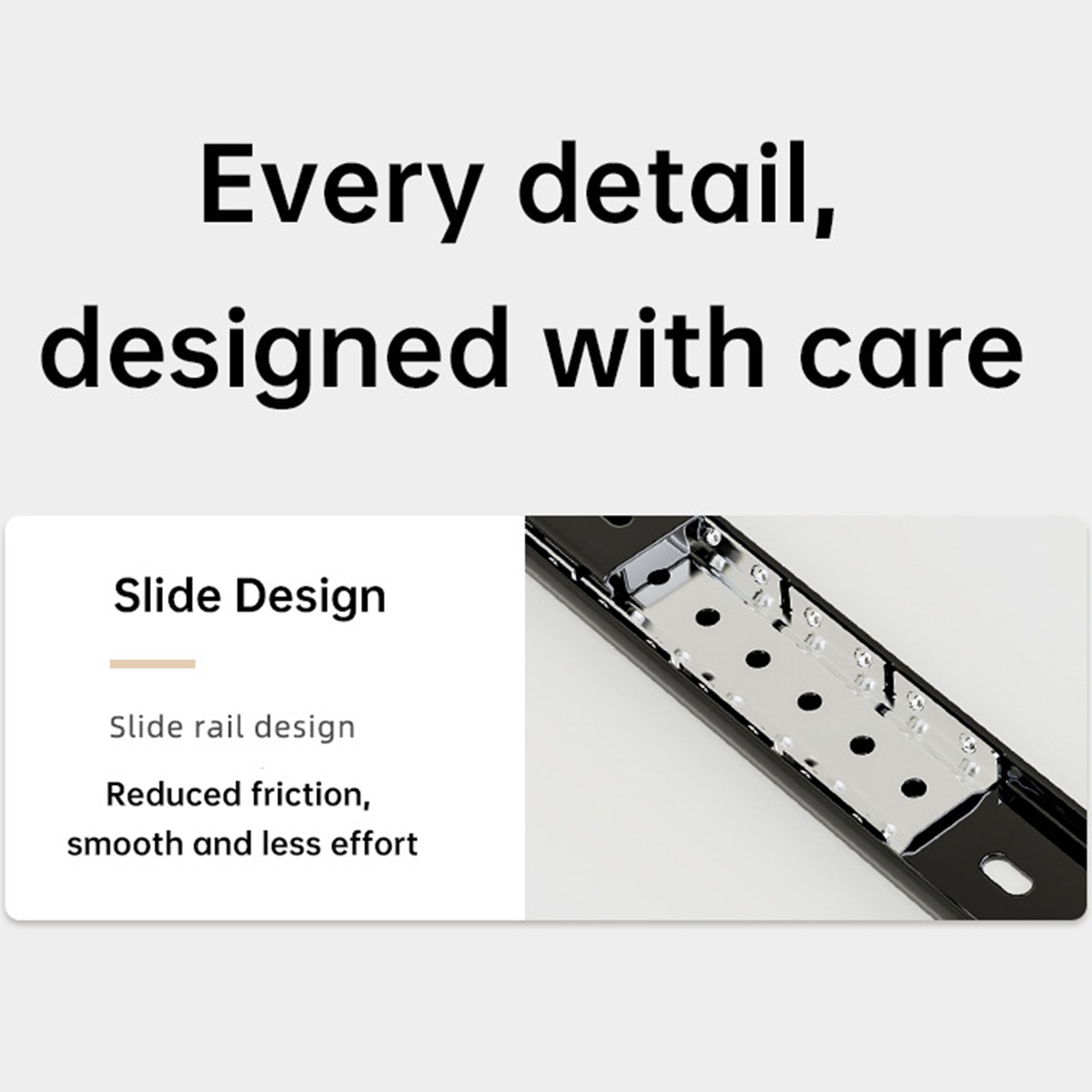 Organizzatore per armadio estensibile Garvee con adesivo in nylon, cassetto resistente per cucina e bagno, regolabile, silenzioso