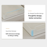 Organizzatore per armadio estensibile Garvee con adesivo in nylon, cassetto resistente per cucina e bagno, regolabile, silenzioso