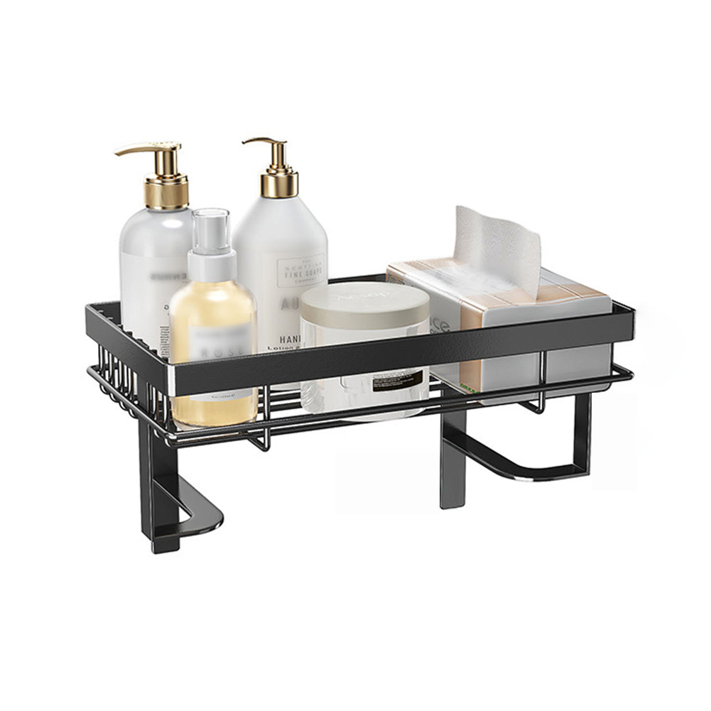 Organizzatore per bagno Garvee sopra il WC salvaspazio in acciaio al carbonio antiruggine da 1 a 3 livelli per bagni piccoli