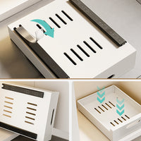 Organizzatore estensibile per mobili da cucina Garvee, cassetti in acciaio al carbonio, funzione di estrazione, per cucina e bagno, robusto, facile da montare