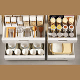 Garvee Organizer per mobili da cucina Cassetto estraibile in acciaio al carbonio per cucina e bagno Versatile Facile da installare - Grigio