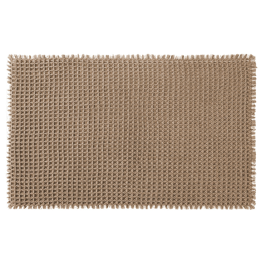 Garvee Badematte Chenille 43x60 cm Rutschfest Waschbar Weiche Badezimmermatte Für Dusche Und Bad Weiß
