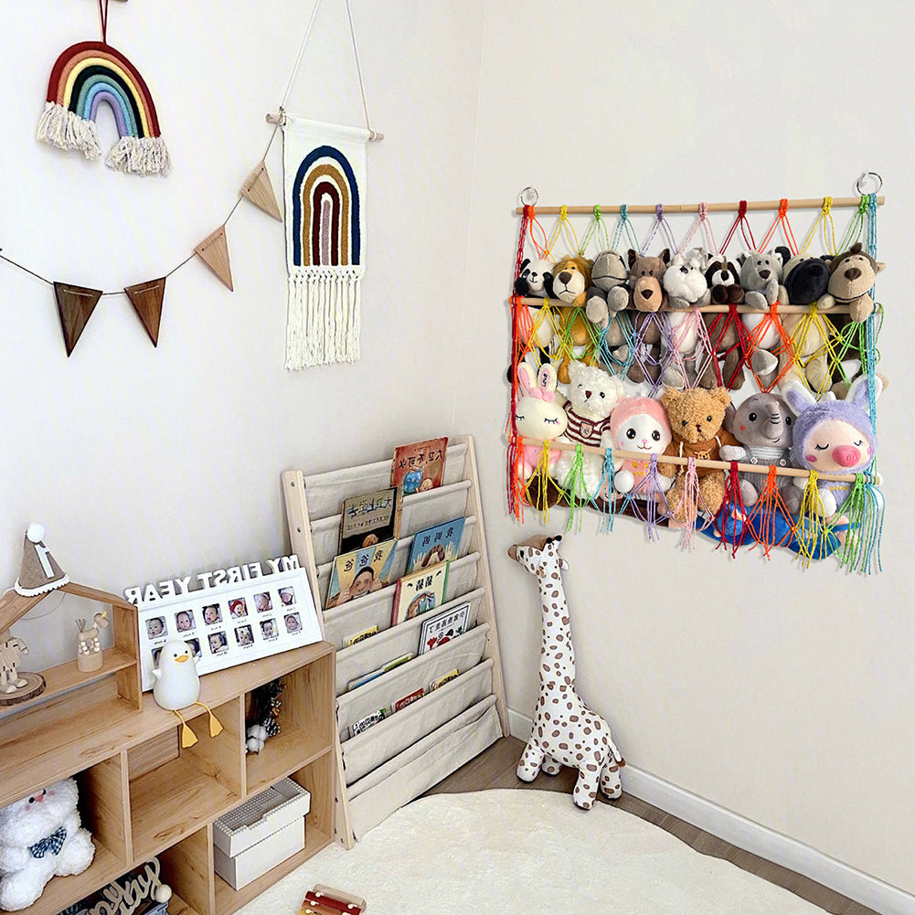 Garvee Amaca a rete per giocattoli morbidi 70 x 80 cm Colore