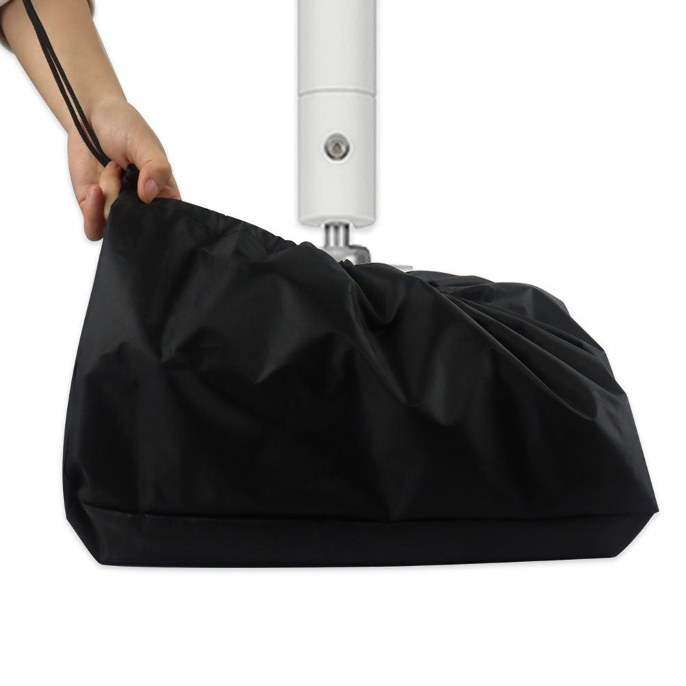 Garvee Copertura antipolvere per proiettore in tessuto Oxford Impermeabile con coulisse Sicura per montaggio a soffitto Home Cinema 35x35x22cm Nero