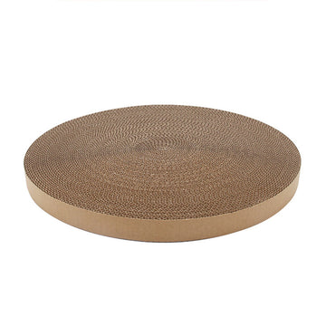 Cuscini di ricambio Garvee per albero per gatti Active Play, cuscini rotondi in cartone, diametro 40 cm, altezza 2,8 cm